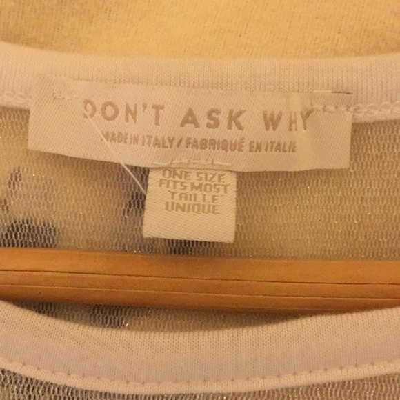 Cute tank top with sheer sparkly detailing - Picture 3 of 3